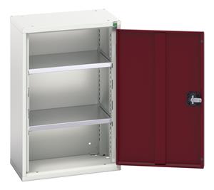 16926008.** verso wall cupboard with 2 shelves. WxDxH: 525x350x800mm. RAL 7035/5010 or selected